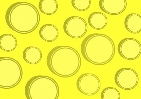 Yellow circle background blur Stockillustratie