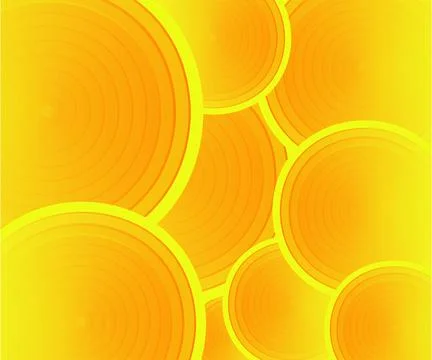 Yellow Circle Hole Pattern Stockillustratie