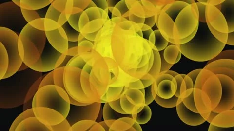 Yellow Circles Stock-Footage 20626421