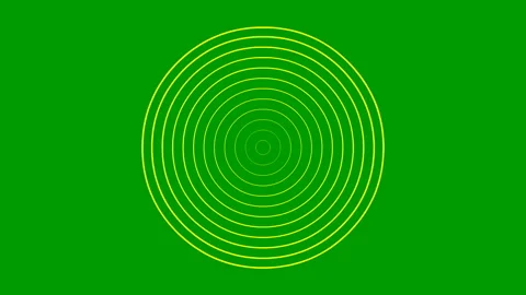 Yellow circles green Stock Footage 187758458