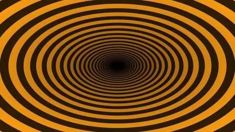 Yellow Circles Looping Full HD Stock Footage 105678597