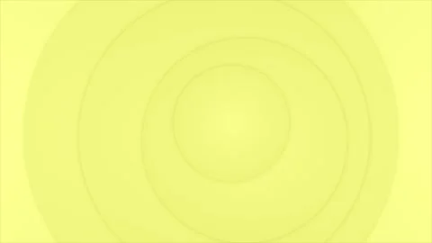 Yellow circles moving pattern geometrical simple and elegant background Stock Footage 307697332