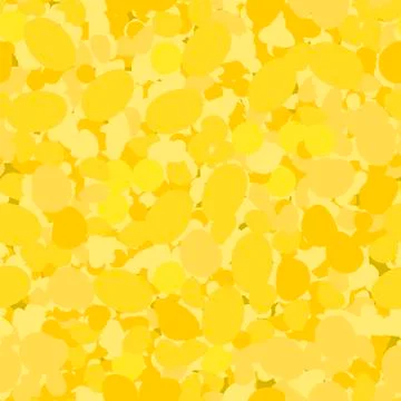 Yellow Circles Seamless Pattern. Mosaic Texture 스톡 일러스트