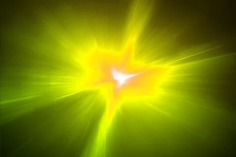Yellow circular glow wave. lighting effect abstract background. Stock Illustration