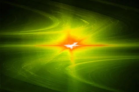 Yellow circular glow wave. lighting effect abstract background. Stock Illustration