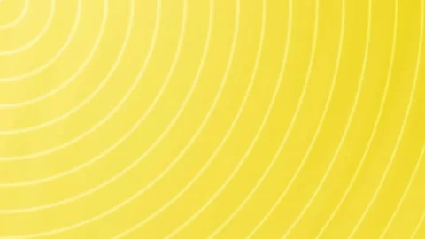 Yellow Circular Line Pattern Background Loop. Stock Footage 286433932