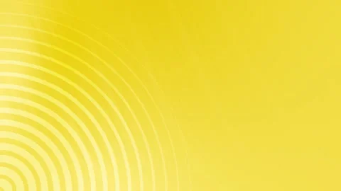 Yellow Circular Lines Pattern Background Loop. Stock Footage 286429523