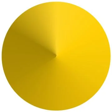 Yellow circular round gradient, circle shape Stock Illustration