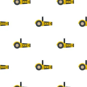 Yellow circular saw pattern flat イラスト素材