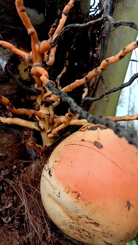 Yellow coconut 库存影片 298811021