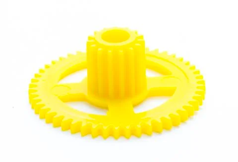 Yellow cog Stock Photos