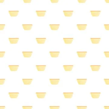 Yellow colander pattern for kitchen utensils background Stock Illustration