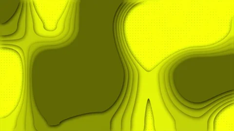 Yellow color 3d depth abstract background Video stock 226977486