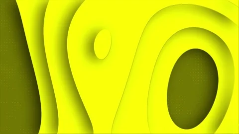 Yellow color 3d shape changing abstract background Stock-Footage 220622449