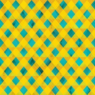 Yellow color cloth seamless pattern Stock Illustration