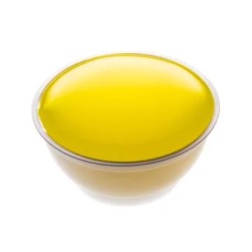 Yellow color on cup isolated Stock Photos