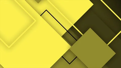 Yellow color diagonal moving rectangular box professional background Stock Footage 271320137