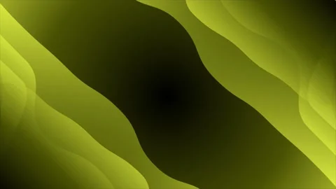 Yellow color diagonal wavy pattern background, moving shape background Stock Footage 232654183