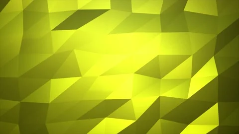 Yellow color low poly background Stock Footage 211259147