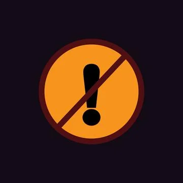 Yellow color triangle technical error caution message sign illustration bac.. 스톡 일러스트