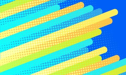 Yellow colored abstract background 80s style Stock Illustration