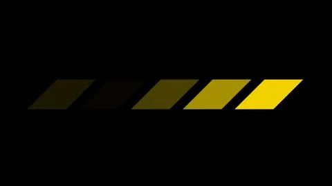 Yellow colored block swipe, arrow transition background in high resolution. Illustrazione stock