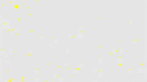 Yellow colored particles flying, particles background. Video stock 223663015
