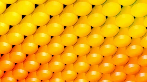 Yellow column array Video stock 44790351