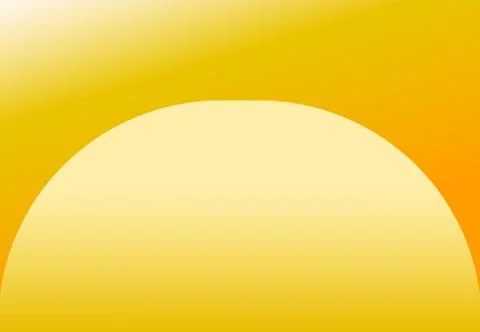 Yellow combination of rounded background Stock Illustration