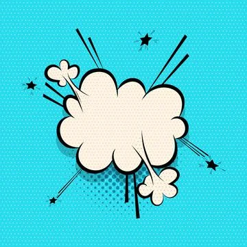 Yellow comics speech bubble for text イラスト素材