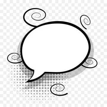 Yellow comics speech bubble for text イラスト素材