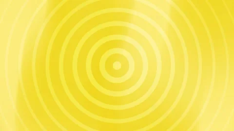Yellow Concentric Circles Abstract Background Loop. Stock Footage 286769650