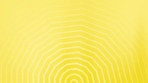 Yellow Concentric Hexagon Pattern Background Loop. Stock-Footage 286430168