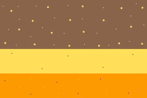 Yellow conceptual background template design.  Two text space and dots texture Illustrazione stock