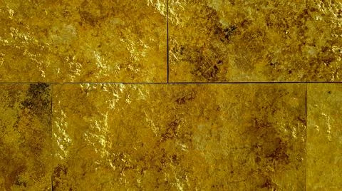 Yellow concrete wall background Stock Photos
