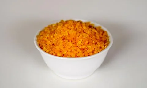 Yellow corn grits Stock Photos