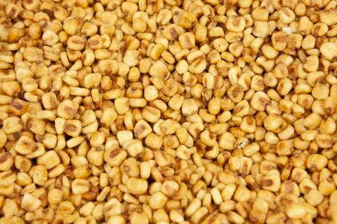 Yellow corn nuts Stock Photos