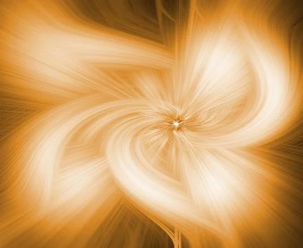 Yellow cosmic explode. Abstract modern fractal background Stock Illustration