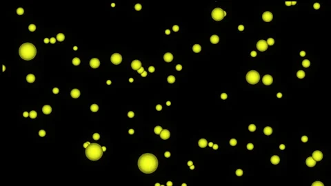 Yellow countdown from 10 to 0 isolated on black background Stock Footage 274069129