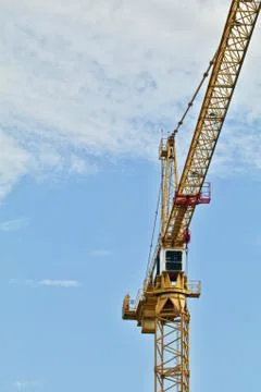 Yellow Crane Stock Photos