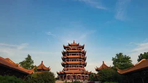 Yellow crane tower Stock-Footage 256213534