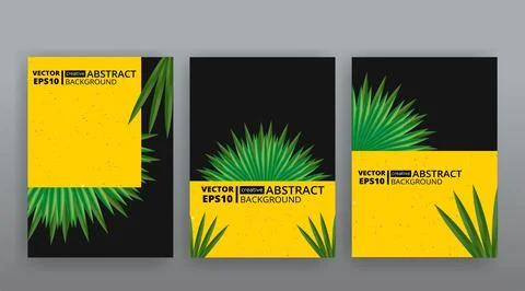Yellow creative futuristic abstract vector background, dynamic modern yellow  Stock Illustration