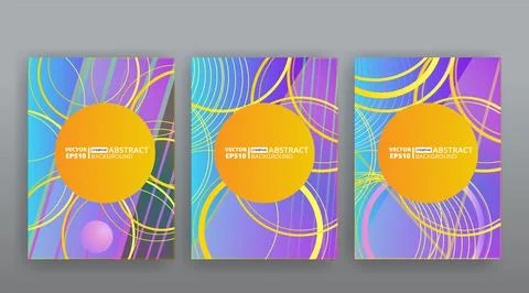 Yellow creative futuristic abstract vector background, dynamic modern yellow  Stock Illustration