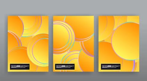 Yellow creative futuristic abstract vector background, dynamic modern yellow  Stock Illustration