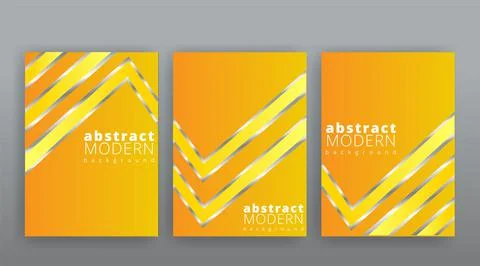 Yellow creative futuristic abstract vector background, dynamic modern yellow  Stock Illustration