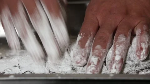 Yellow croaker patted with cornstarch (6) Stock Footage 202234972