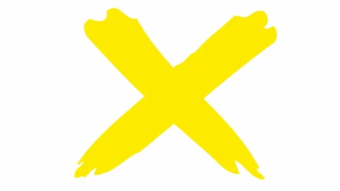 Yellow cross white Stock Footage 212431678