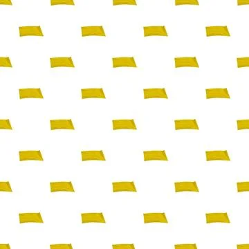 Yellow crumpled rectangles creating seamless pattern Illustrazione stock