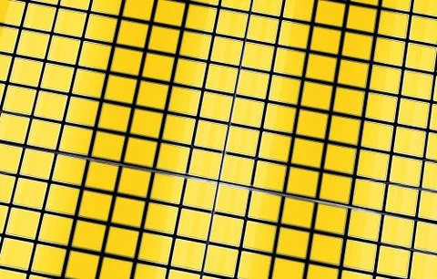 Yellow cubes background 3d abstract background illustration. Ilustração Stock