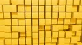 Yellow Cubes motion background, seamless looping HD Footage